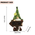 thumbnail image 4 of Solar Light Animal Statue Welcome Sign Resin Crafts Lawn Ornaments for Yard (B), 4 of 9