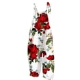 thumbnail image 1 of Monos estampados con cordones y pantalones cargo para mujer Monos holgados con tirantes y estampado abstracto de verano Fridja  alkflakhf36983, 1 of 9