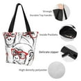 thumbnail image 6 of Haiem Monkey Pattern Shoulder Bag - Durable and Spacious Tote Bag,Versatile Shopping Bag, 6 of 9