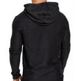 thumbnail image 4 of Sudadera deportiva con capucha de moda para hombre, sudadera de polar de color sólido, 4 of 5