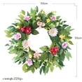 thumbnail image 3 of 2025 Spring Style Imitation Chain Home Decoration Pendant Wedding Scene Decoration Door Decoration Wall Hanging 50x50cm Imitation Flowers, 3 of 9