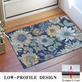 thumbnail image 3 of Pioneer Flower Floral Print Pattern Door Rugs,Washable Non Slip Door Mats Indoor,Decorative Door Mats,Entry Mat Indoor for Entrance,Bedroom,Kitchen,Bathroom,16"x24", 3 of 6