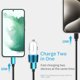 thumbnail image 3 of Cargador de coche Meagoes Blue USB C 48 W 2 puertos para iPhone Samsung, 3 of 7