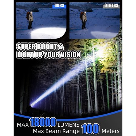 RTHG-Rechargeable Headlamp 2 Pack 8 LED High Lumen Bright Head Lamp with Red Light Lightweight USB Head Light 8 Mode Waterproof Head Flashlight for Outdoor Running Hunting Camping Gear Black