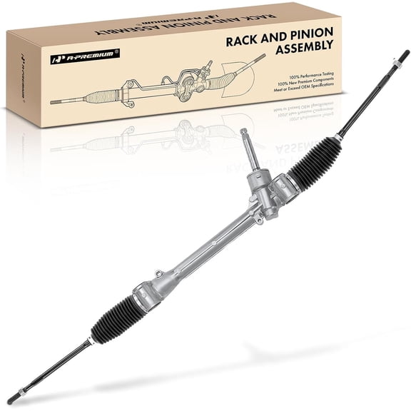 A-Premium Power Steering Rack Pinion Assembly with Inner Tie Rods Compatible with Mitsubishi Mirage 2014-2015/2017-2023, Mirage G4 2017-2023, Replace # 4410A498
