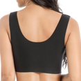 thumbnail image 3 of Sujetador elástico con corte de encaje sin costuras y figura completa para mujer, ropa interior recogida transpirable (s-7xl), 3 of 4
