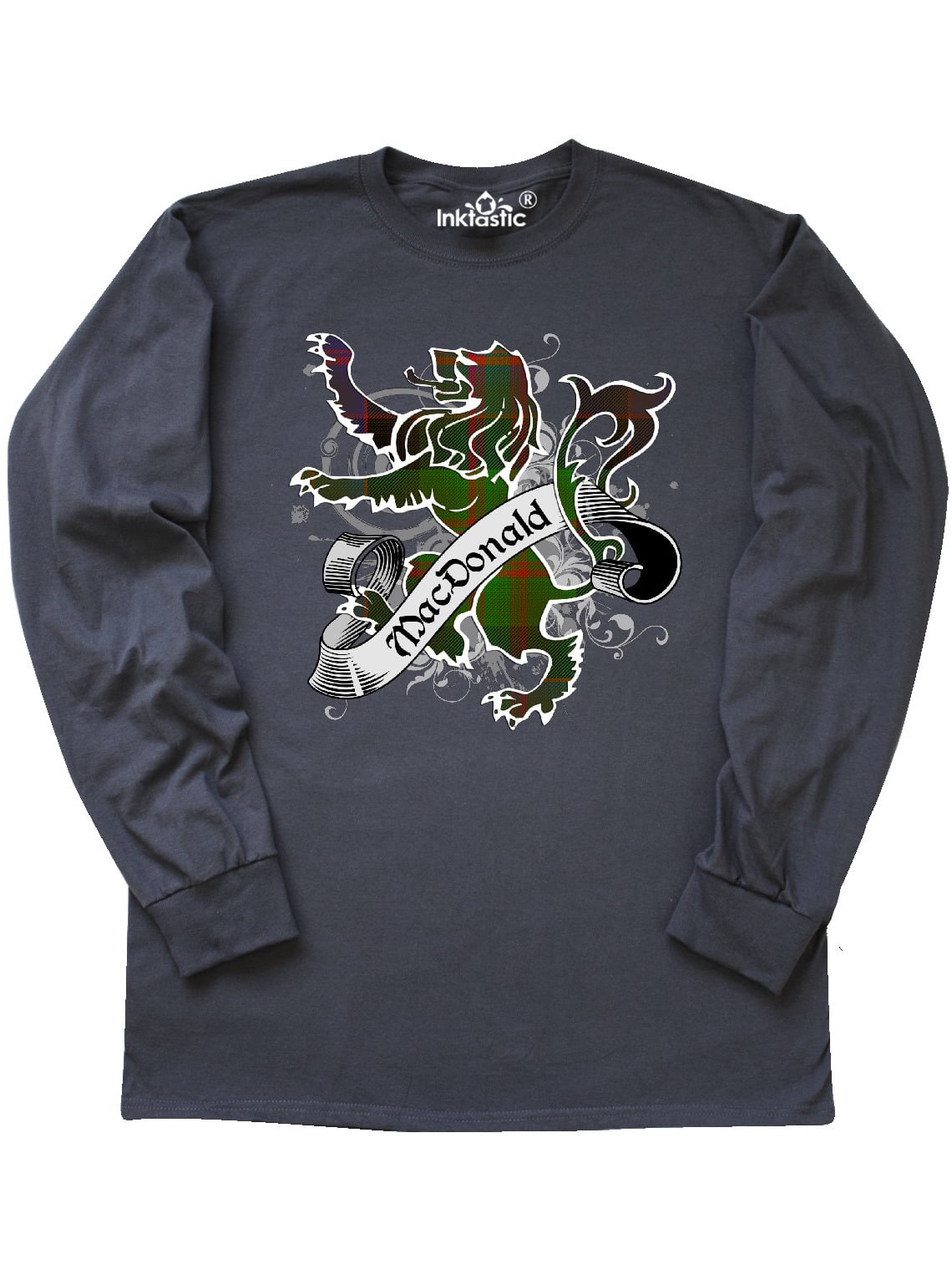 inktastic Macdonald Tartan Shield Long Sleeve Creeper