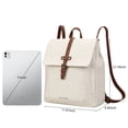thumbnail image 3 of Montana West Women Convertible Backpack Purse Casual Crossbody Bag for Travel Work, Beige, 3 of 7