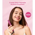 thumbnail image 2 of Terviiix 1/2'' Mini Ceramic Flat Iron Hair Straightener, Portable Worldwide Voltage for Travel, Pink, 2 of 6