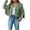 Army Green, variant on Lindreshi Womens Fall Fashion 2025 Leather Jacket Fringe Coat for Women Faux Suede Leather Cowboy Style Coat Long Sleeve Tassels Cardigan Coat