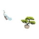 thumbnail image 5 of Estatua del pavo real,Estatua de pavo real,adorno de escritorio creativo y divertido,Árbol bonsái artificial,Árbol bonsái artificial para decoración de escritorio de interior y, 5 of 8