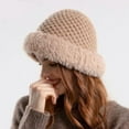 thumbnail image 6 of CoCopeaunt Women Winter Knit Beanie Hats Cozy Fleece Lined Soft Warm Students Bucket Hat, 6 of 7
