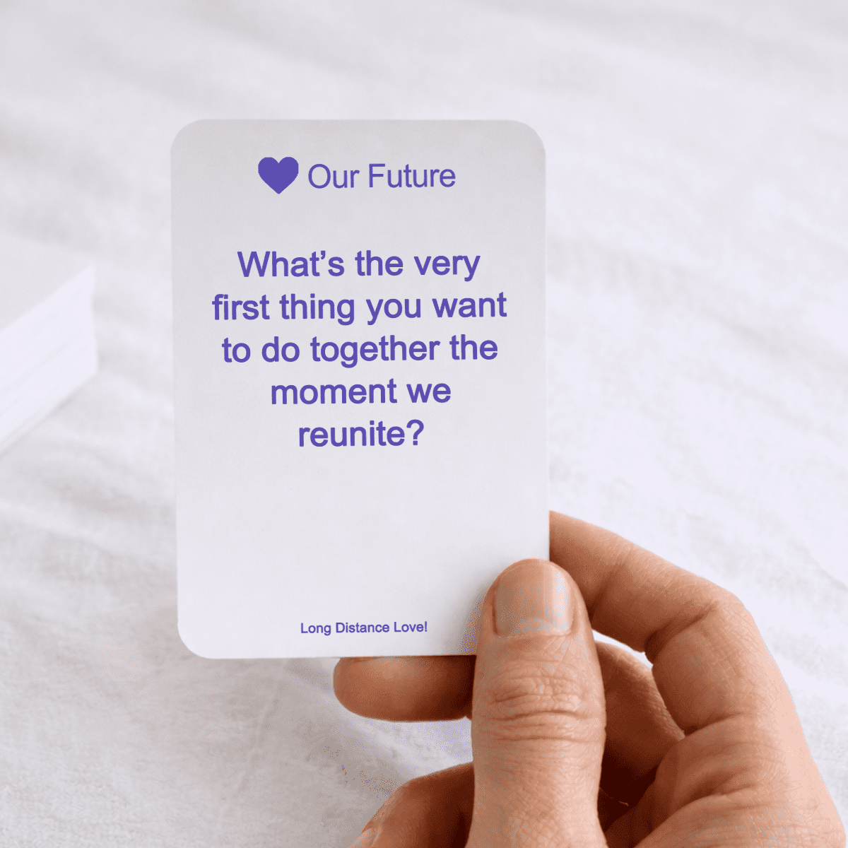 Long Distance Couples Card Game – 120 Questions, 3 Categories (Stay Close, Keep the Spark, Our Future) | Build Intimacy,, Feel Closer Across the Miles | Perfect for Video Calls, Texting & Anniversari