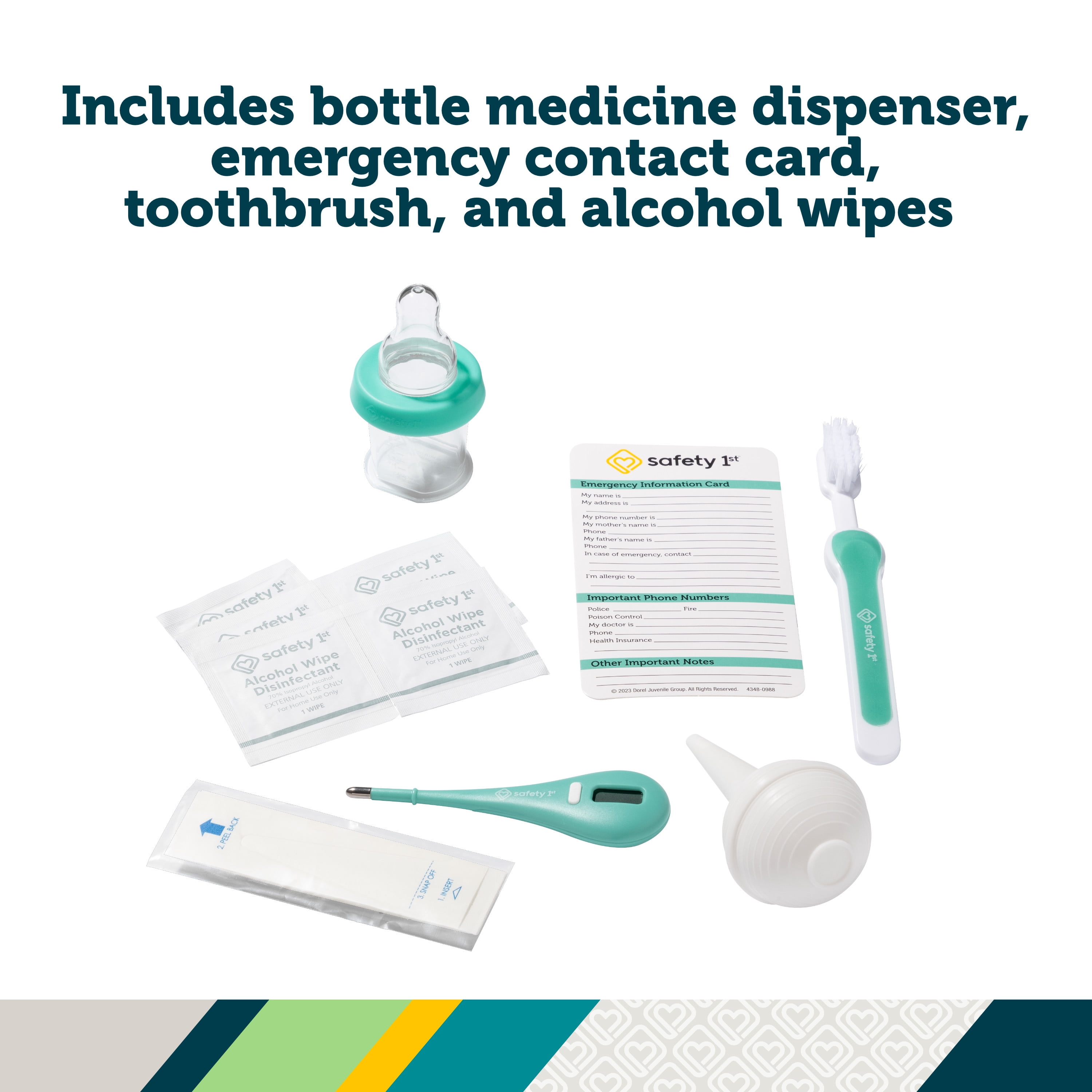 Safety 1st Nursery Care Health & Grooming Kit, Seafoam