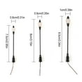 thumbnail image 3 of Unatoiry Miniature Lamppost Decorative LED Streetlight Architecture Materials DIY Crafts Landscape Light for Villa Garden Walkway Model 2 1Set, 3 of 6