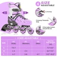 thumbnail image 3 of Patines en línea SUPER YOUNGSTER ajustables con ruedas luminosas, 3 of 6