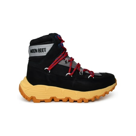 

Moonboot Uomo Tech Hiker Black Leather Blend Boots