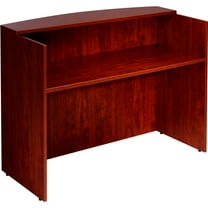 48 in. Reception Desk - Mahogany