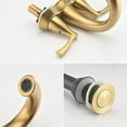 thumbnail image 3 of 4 inch Centerset Bathroom Faucet with Drain Assembly Brushed Gold, 3 of 4
