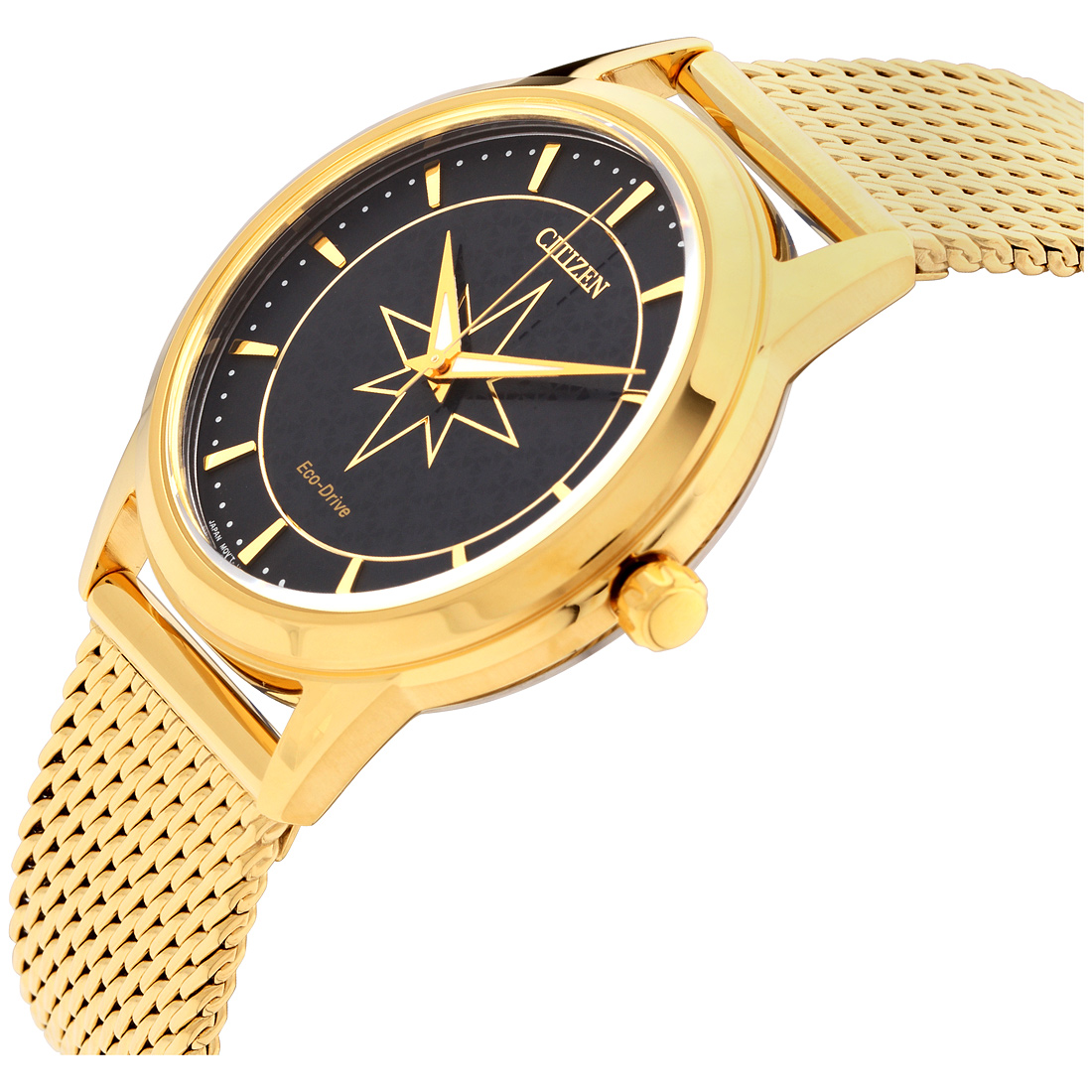 Citizen Captain Marvel Blue Dial Unisex Watch FE7062-51W, Yellow