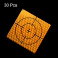thumbnail image 3 of Uxcell 30 Pcs Feuille Réfléchissante pour Enquête 80x80mm Cible Auto-Adhésive Jaune, 3 of 6