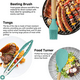 thumbnail image 4 of Juego de utensilios de cocina, juego de espátula de utensilios de cocina de silicona, juego de utensilios de cocina de silicona, 4 of 5
