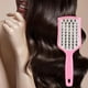 thumbnail image 3 of Cepillo desenredante para cabello rizado para hombres y mujeres, portátil, profesional, para peinar. Rosa, 3 of 9