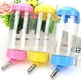 thumbnail image 3 of Flmtop 400ml Pet Cat Dog Simple Suspension Water Drinking Automatic Dispenser Bottle Random Color, 3 of 8