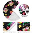 thumbnail image 2 of FMSHPON Colorful Eggs Basket Xmas Christmas Tree Skirt Stand Mat for Holiday Party Decoration Indoor Outdoor 36 inches, 2 of 6