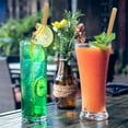 thumbnail image 4 of 100Pcs Biodegradable Cocktail Straws,Natural Sugarcane Straws,Disposable Drinking Straws,Ecofriendly cocoY Fiber Straws,Smoothie Straws,Bulk for Cold and Hot Beverages,Party Supplies, 4 of 6