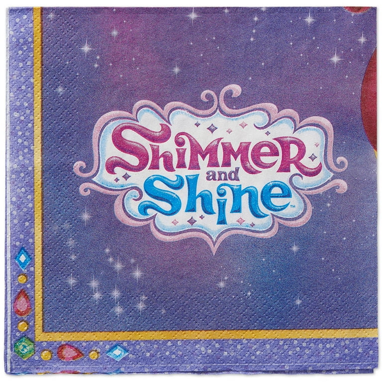 グランドセール 漫画 Shimmer and Shine Party Paper Lunch Napkins, 16ct - Walmart.com 使い捨て食器
