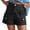 Black, variant on Lenpel Women's Cargo Jean Shorts Vintage Elastic High Waisted Casual Loose Hot Pants Trendy Summer Shorts with Pockets