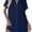 Navy, variant on Women's Swimsuit Cover Up Shirt V Neck Short Sleeve Bathing Suit Coverups Summer Beach Cover Ups
