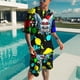 thumbnail image 4 of Pantalones cortos de manga corta con personalidad para hombre, estilo hip hop de verano, nueva camiseta de tendencia de moda con estampado 3D, 4 of 5