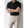 thumbnail image 4 of GINGTTO Linen Pants Men Slim Fit Elastic Waistband Lightweight Summer Beach Fashion Casual Pant, 4 of 6
