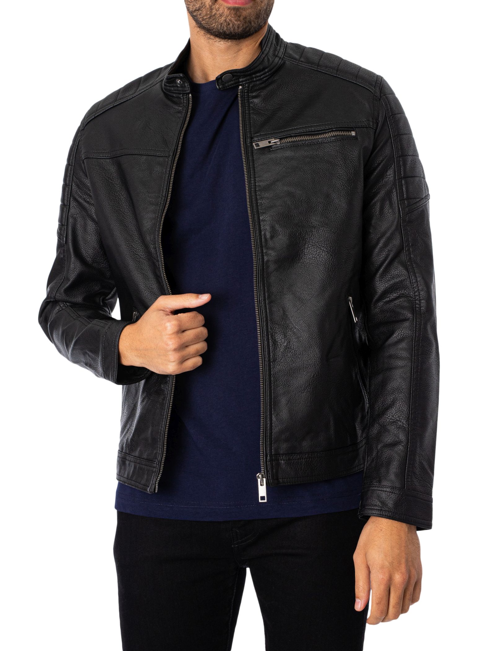 Jack & Jones Rocky Jacket, Black - Walmart.com