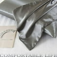 thumbnail image 5 of Satin Pillow Case, 2 Pack Satin Queen Silky Pillowcase for Hair and Skin, Satin Pillowcase Set of 2, 20"x30", Soft Breathable Smooth Cooling Pillow Covers for Sleeping, 5 of 8