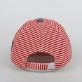 thumbnail image 6 of Cute Baby Striped Baseball Cap Summer Cotton Toddler Kids Hats Infant Boys Girls Sun Hat, 6 of 6