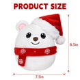 thumbnail image 2 of Peluche navideño de oso polar Yohica, 23 cm, decoración navideña, 2 of 9