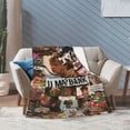 thumbnail image 4 of JJ Maybank Soft Throw Blanket, Comfortable Flannel Blanket, Suitable for Living Room, Dorm, Nap, Home Decoration, All Seasons(50*60IN), 4 of 4