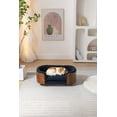 thumbnail image 2 of Scandinavian style Elevated Dog Bed Pet Sofa With Solid Wood legs and Walnut Bent Wood Back,&nbsp; Cashmere Cushion,Small Size, 2 of 9