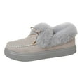 thumbnail image 3 of YLYL Women Loafers Warm Fur Lined Thick Sole Slip on Fashion Casual Moccasin Winter Snow Boots, 3 of 6