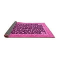 thumbnail image 2 of Ahgly Company Indoor Round Persian Pink Traditional Area Rugs, 8' Round, 2 of 4