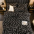 thumbnail image 2 of Black and White Striped Duvet Cover Modern Reversible Bedding Sets Geometric Comforter Covers Set for Women Men Bedroom Decor, 2 of 6