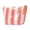 Orange, variant on Travel Makeup Bag Striped Makeup Pouches for Purse, PVC Cosmetic Bags with Smooth Zipper Soft Lining, for Cosmetic Car Organizer, Daily, Gifts, Portable Large & Small Toiletrys, 10.23×3.34×7.67in