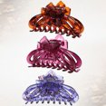 thumbnail image 1 of OHOIOLLA 3Ud Hair Claw Clips Resistentes Para Accesorios De Plástico Colores Variados, 1 of 6