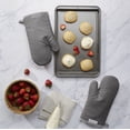 thumbnail image 2 of KitchenAid Asteroid Oven Mitt 2-Pack Set, Charcoal Grey, 7"x12.5", 2 of 4