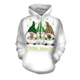 thumbnail image 2 of Pompotops Hommes Mode Décontractée Col Rond Sweat-Shirt St. Patrick'S Day Pull à Manches Longues Imprimé 3D en Vente, 2 of 6