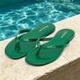 thumbnail image 2 of Flip Flops for Women Thong Flat Sandals Lightweight Minimalist Non-Slip Memory Foam Sole Open Toe Casual Vacation Daily Essentials Classic Beach Slippers, 2 of 7