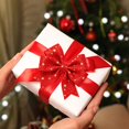 thumbnail image 3 of Christmas Velvet Wired Edge Ribbon,0.98 Inch Wide Xmas Ribbon,Craft Supply for Tree Decor Gift Wrapping Wreath Garland Bow Making,Indoor Outdoor Farmhouse Xmas Holiday Decor, 3 of 5